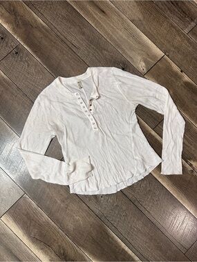 Free People Waffleknit Long Sleeve